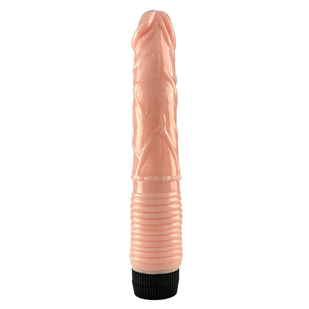 Pênis Realístico Texturizado 23x4 Cm Com Vibro Vibe Toys