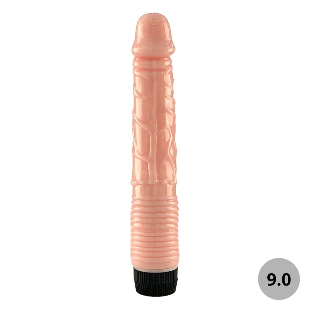 Pênis Realístico Texturizado 23x4 Cm Com Vibro Vibe Toys