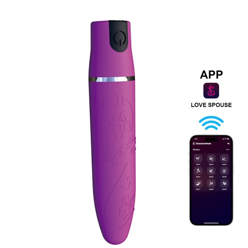 Sophia Bullet Wireless Com 10 Modos De Vibração E Aplicativo Vibe Toys