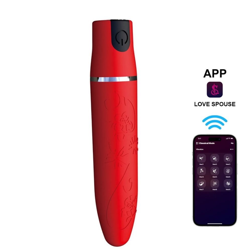 Sophia Bullet Wireless Com 10 Modos De Vibração E Aplicativo Vibe Toys