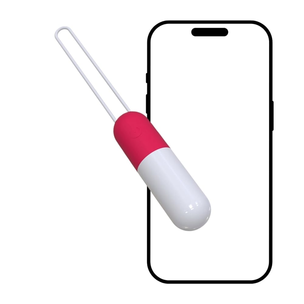 Cápsula Wireless Com 10 Modos De Vibração E Com Controle Via App