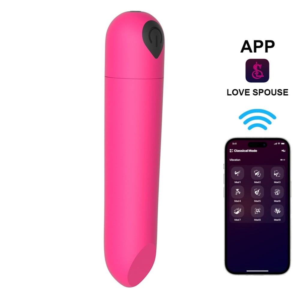 Bullet Wireless Com 10 Vibrações Via App Vibe Toys