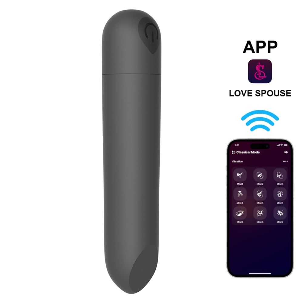 Bullet Wireless Com 10 Vibrações Via App Vibe Toys