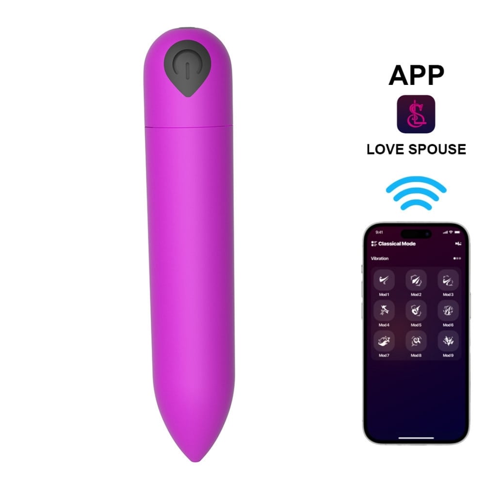 Bullet Wireless Com 10 Modos De Vibração Via App Vibe Toys