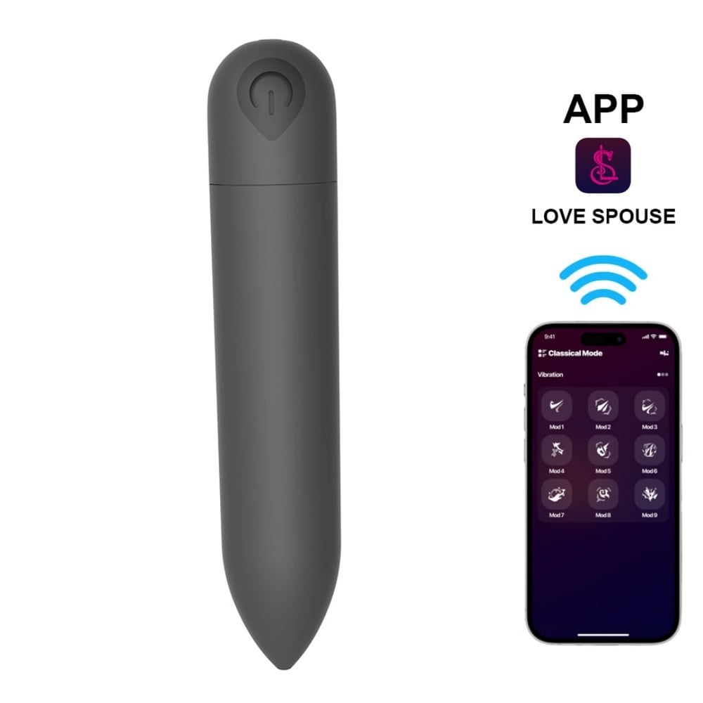 Bullet Wireless Com 10 Modos De Vibração Via App Vibe Toys