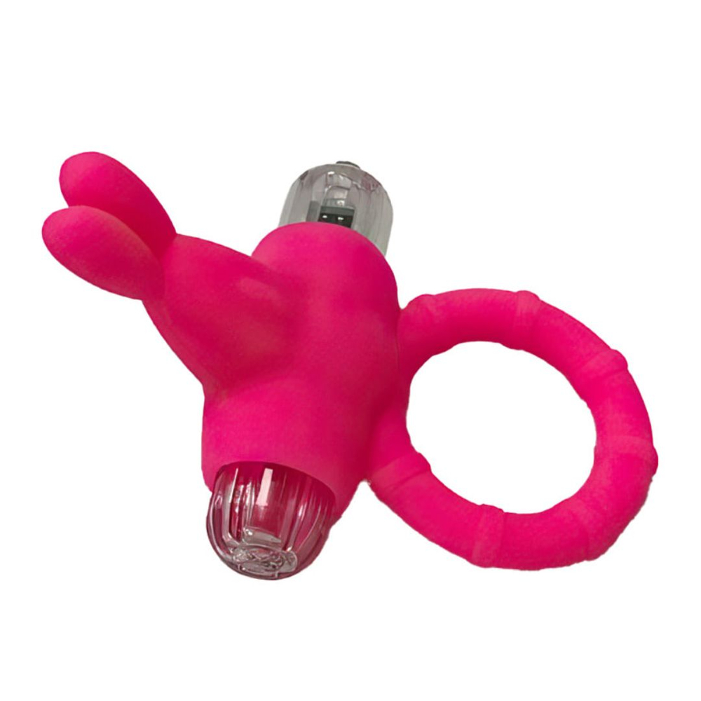 Anel Peniano Rabbit Em Silicone Flexível Com Vibração Vibe Toys