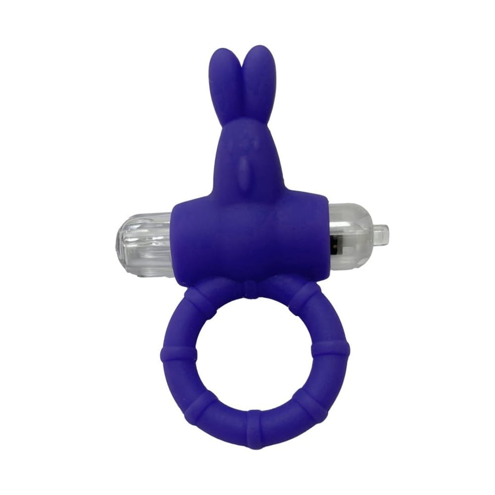 Anel Peniano Rabbit Em Silicone Flexível Com Vibração Vibe Toys