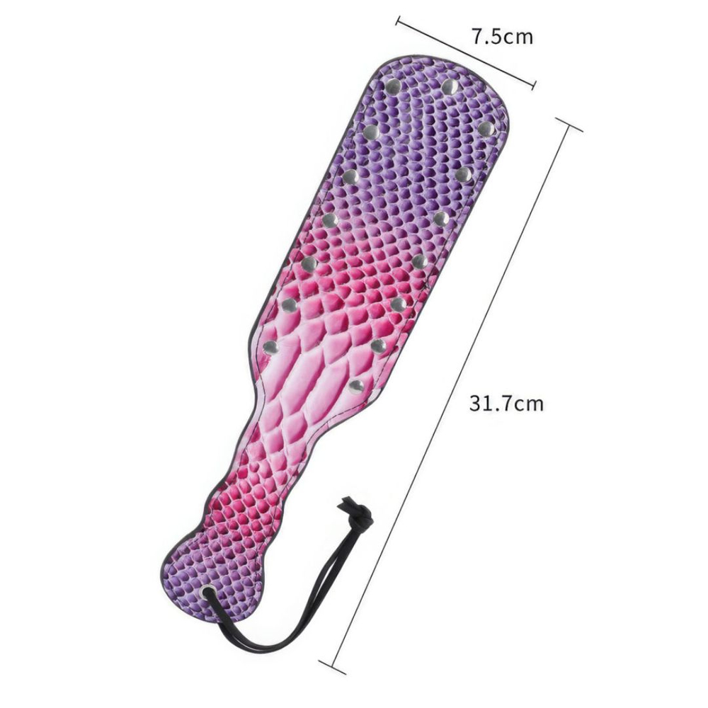 Palmatória Em Couro Com Estampa De Cobra Vibe Toys