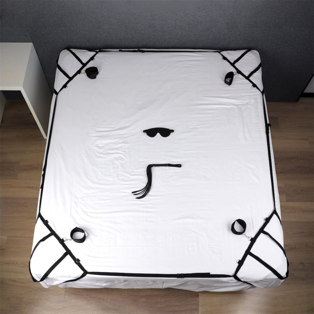 Kit Bondage Para Cama Com 10 Peças Vibe Toys