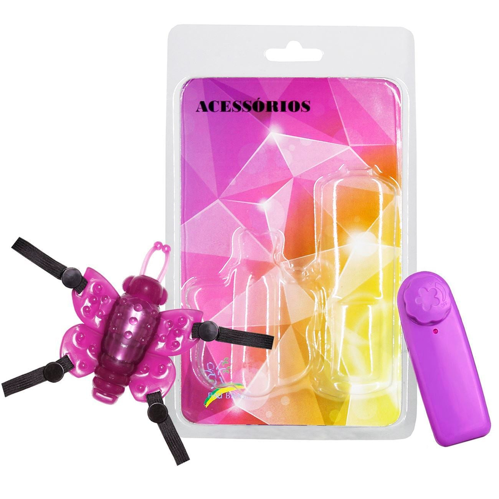 Vibrador Micro Butterfly Multivelocidade Pau Brasil