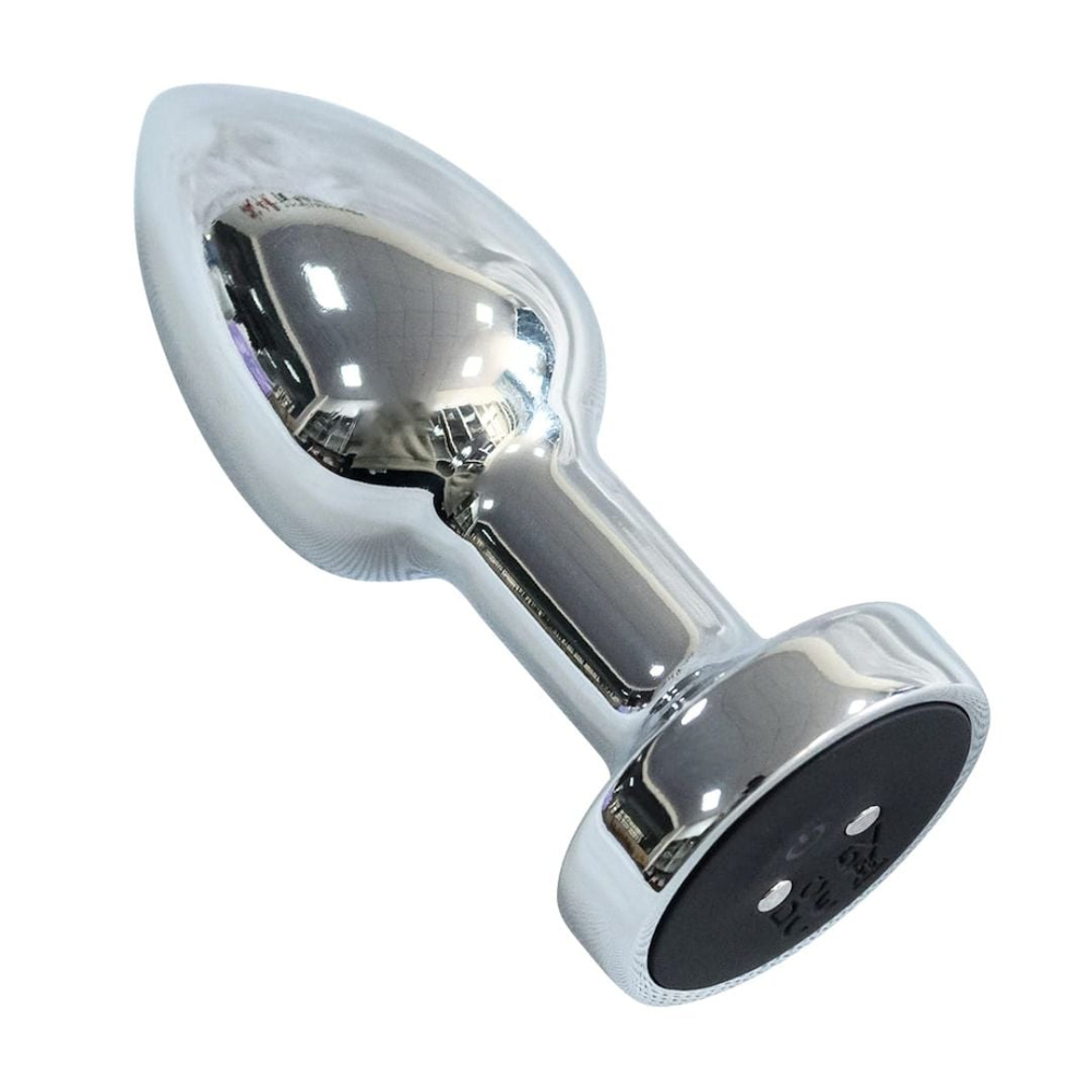 Plug Anal Em Aço 10 Modos De Vibração Com Controle Remoto Sem Fio Vibe Toys