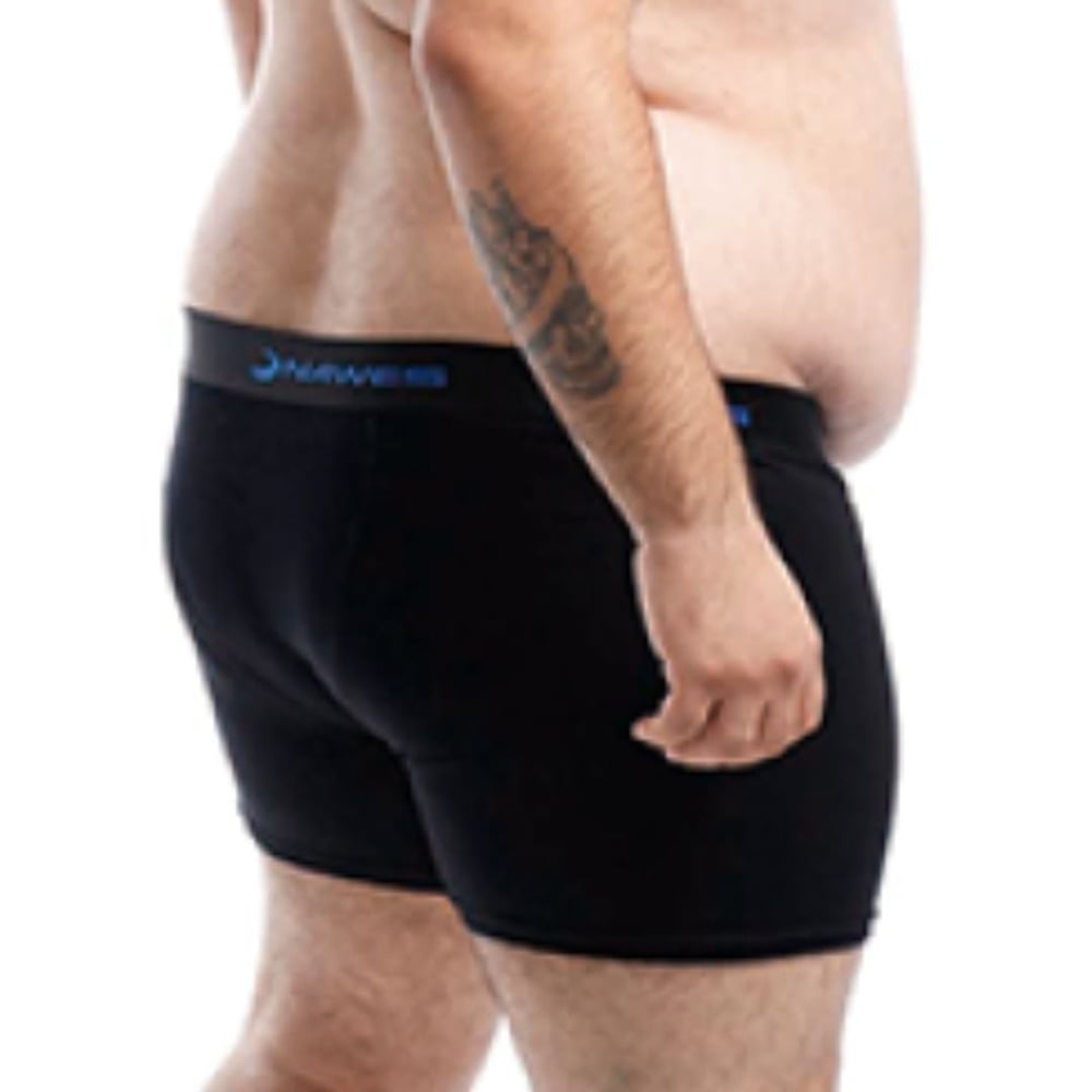 Cueca Boxer Lisa Plus Size Em Cotton Panteado Nawes