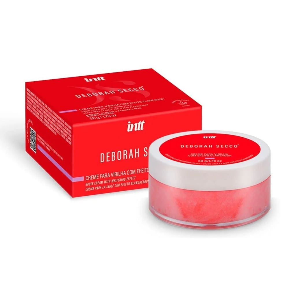Creme Para Virilha Com Efeito Clareador Deborah Secco 50g Intt