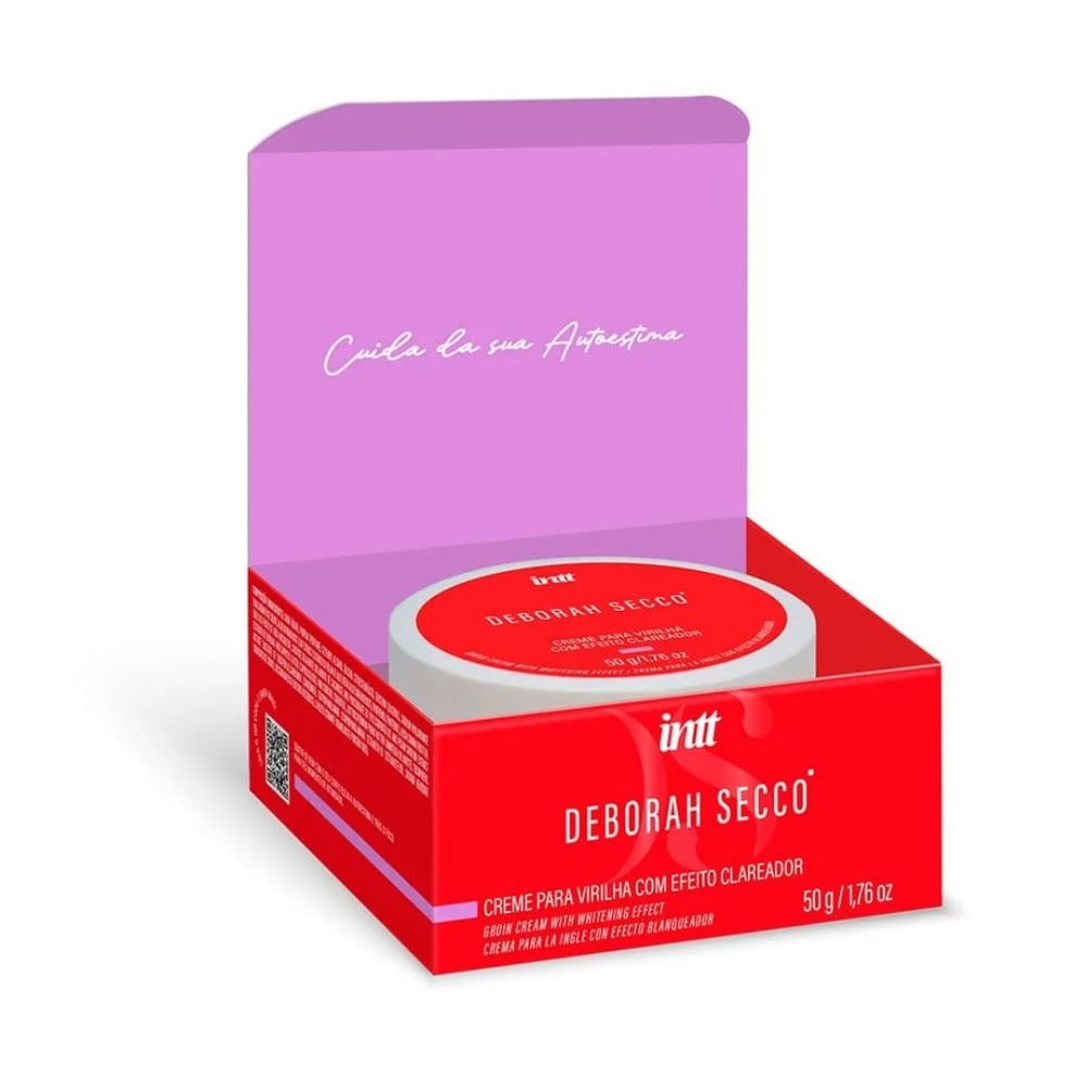 Creme Para Virilha Com Efeito Clareador Deborah Secco 50g Intt