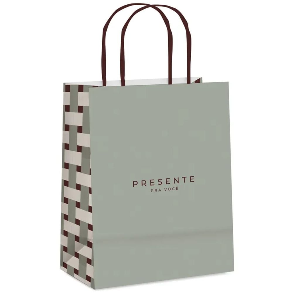 Sacola De Papel G Para Presente Land Cromus