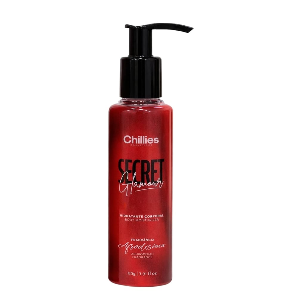 Secret Glamour Hidratante Corporal Fragância Afrodisíaca 115g Chillies