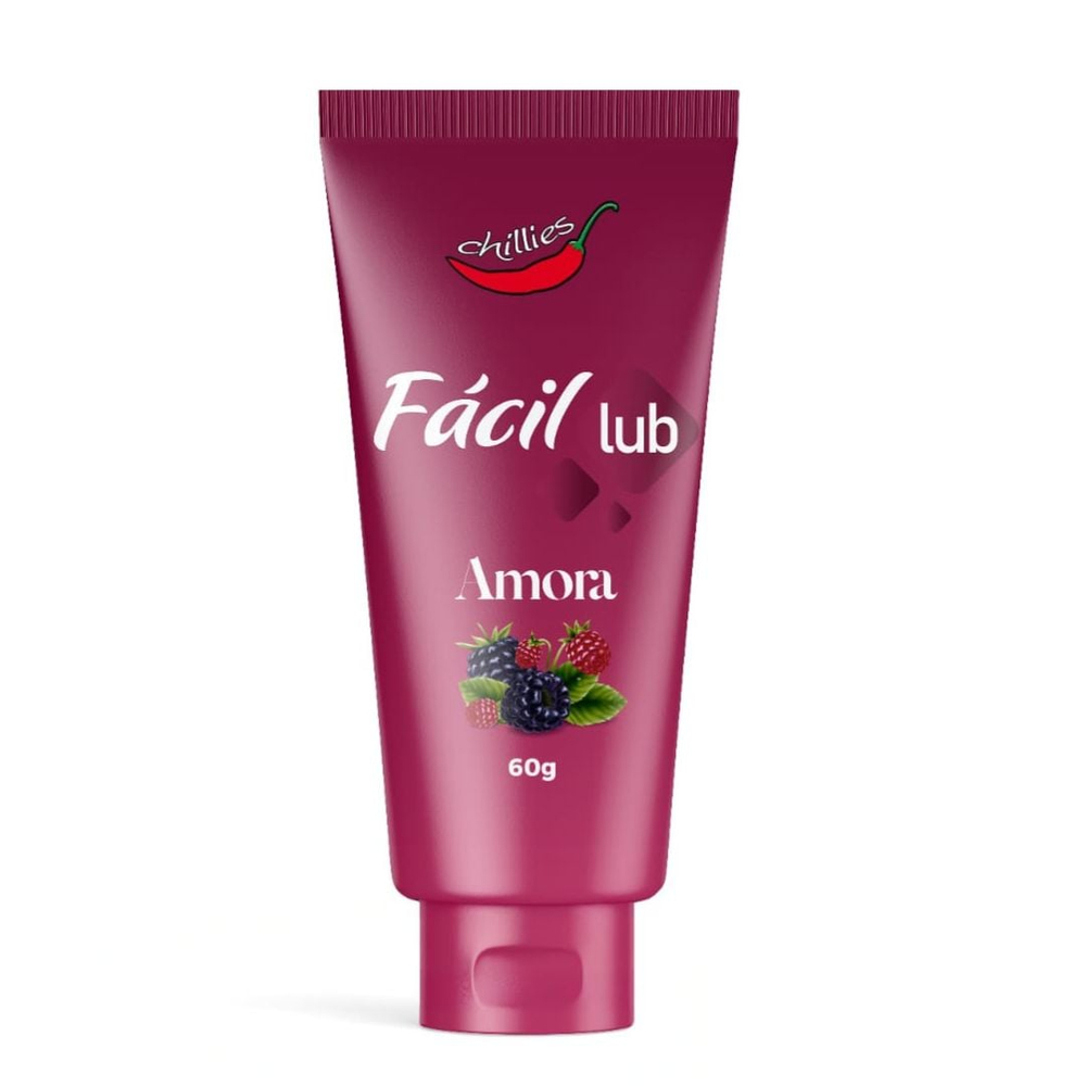 Fácil Lub Gel Lubrificante Beijável 60g Chillies