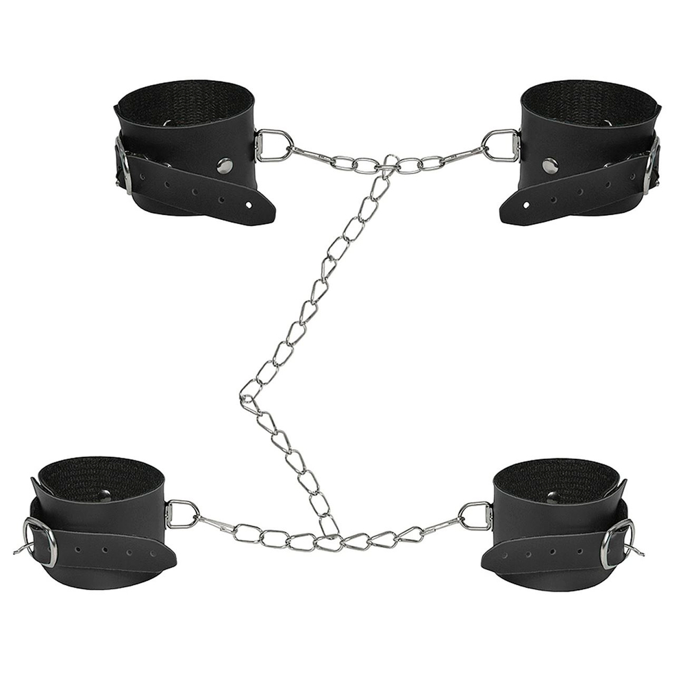 Algema E Tornozeleira Com Corrente Dominatrix