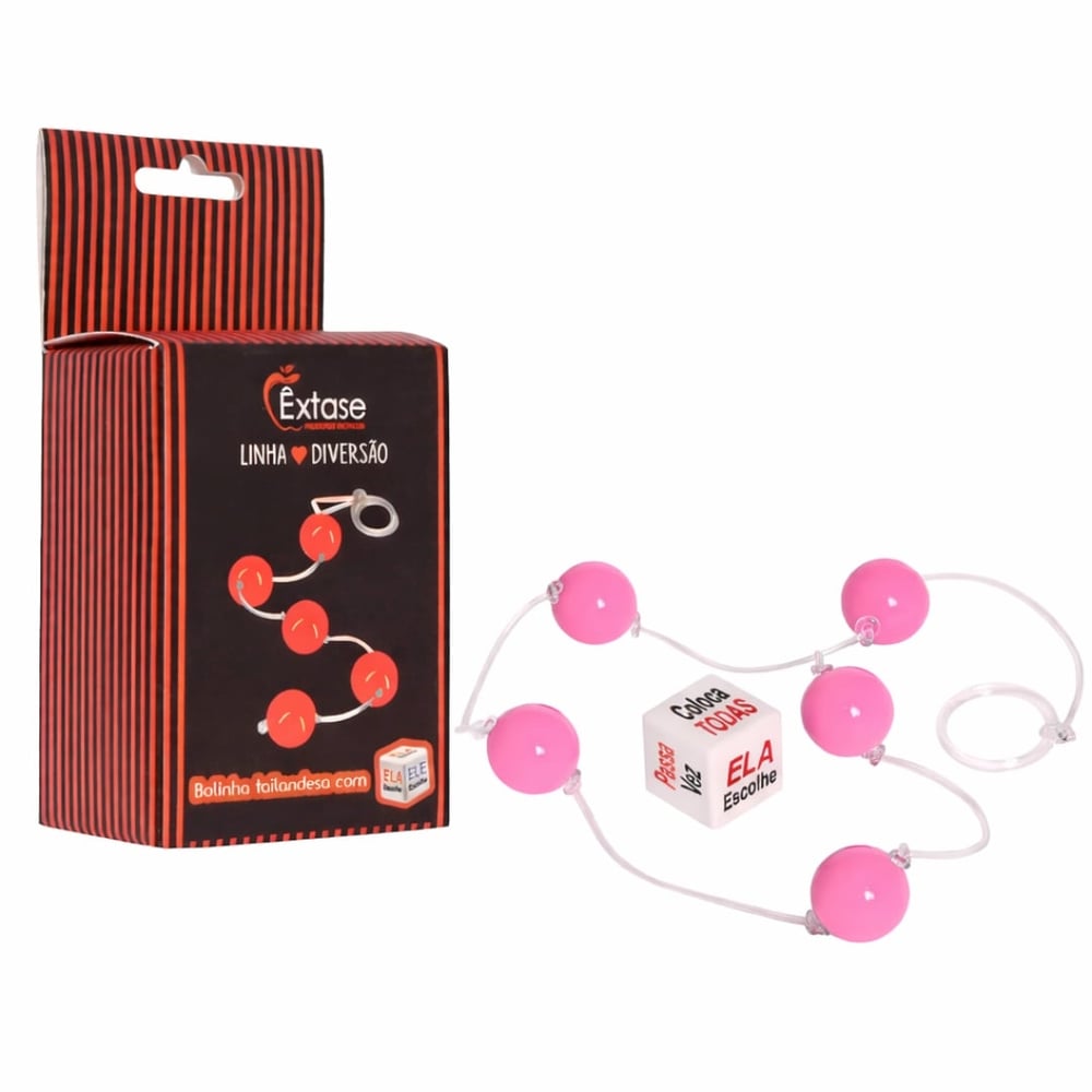 Bolinha Tailandesa M Com Dado Linha Diversão êxtase