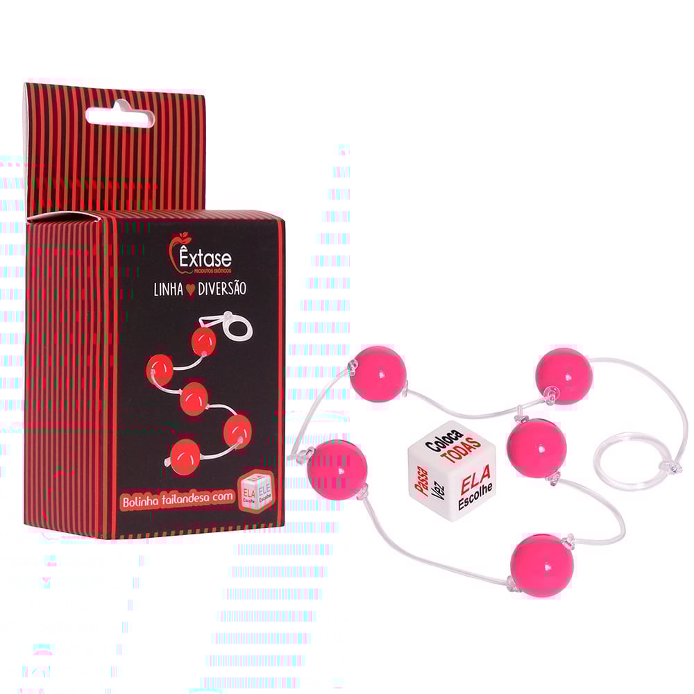 Bolinha Tailandesa M Com Dado Linha Diversão êxtase