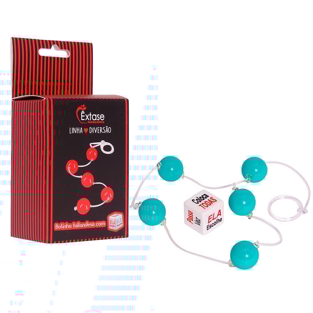 Bolinha Tailandesa M Com Dado Linha Diversão êxtase