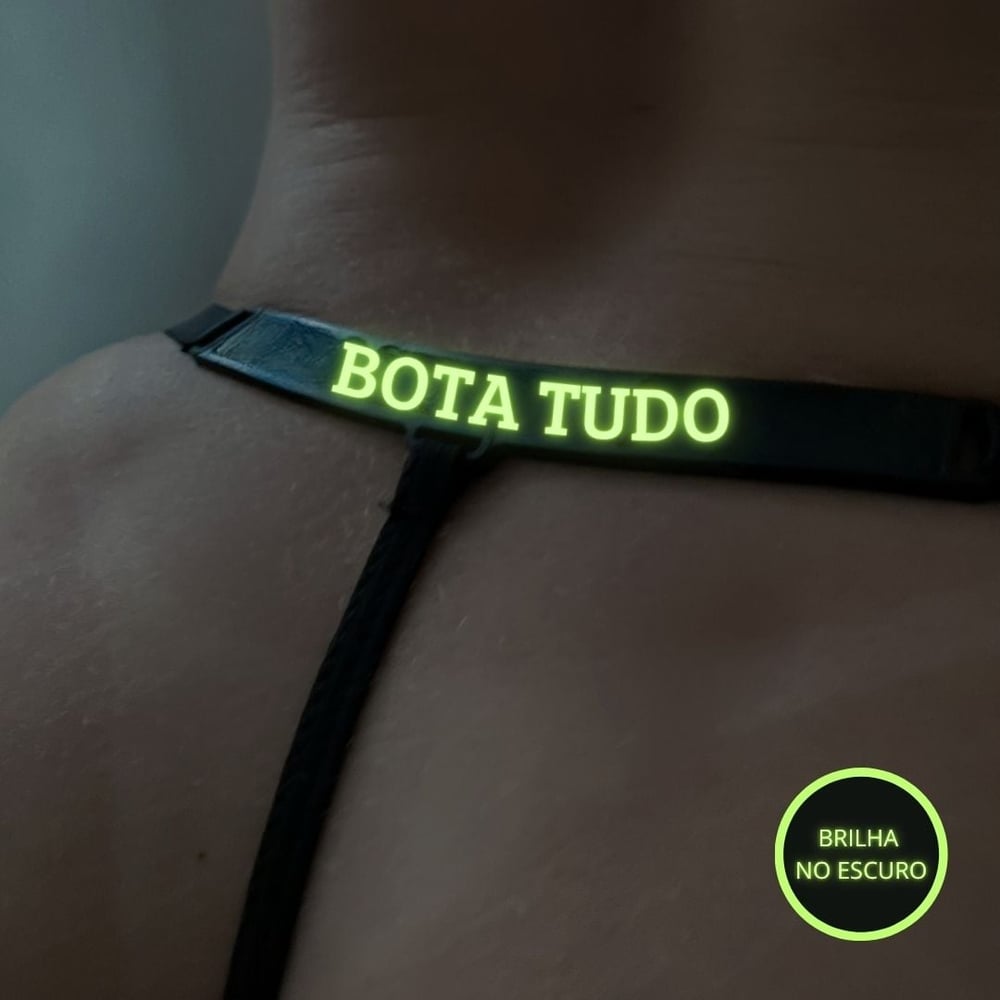 Calcinha Brilha No Escuro Com Frase Bota Tudo Mil Toques