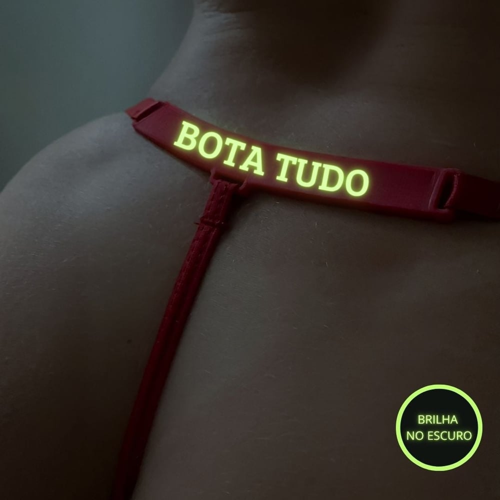 Calcinha Brilha No Escuro Com Frase Bota Tudo Mil Toques