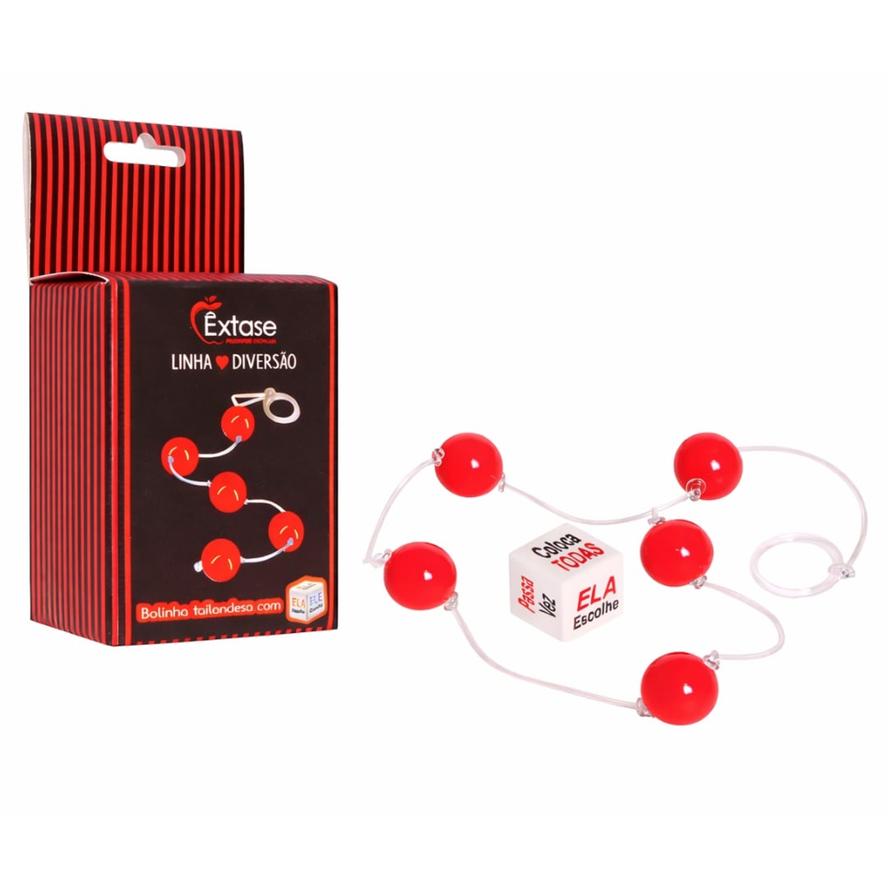 Bolinha Tailandesa P Com Dado Linha Diversão êxtase