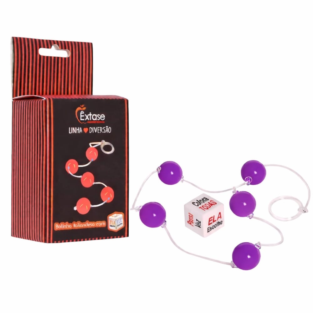 Bolinha Tailandesa P Com Dado Linha Diversão êxtase