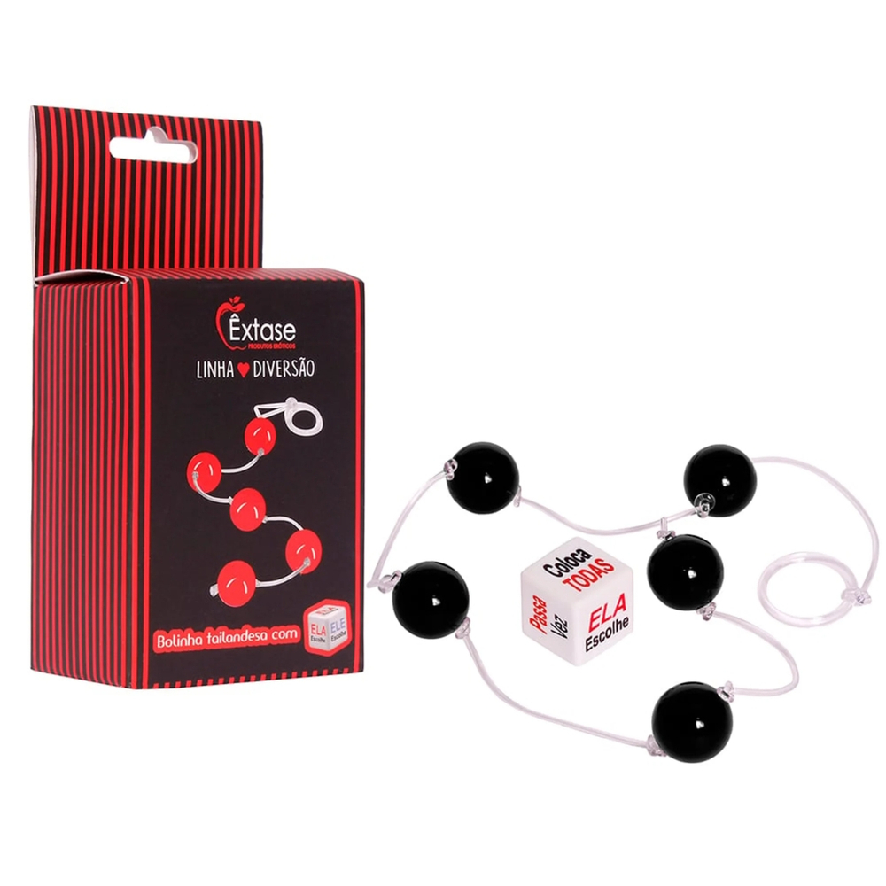 Bolinha Tailandesa P Com Dado Linha Diversão êxtase