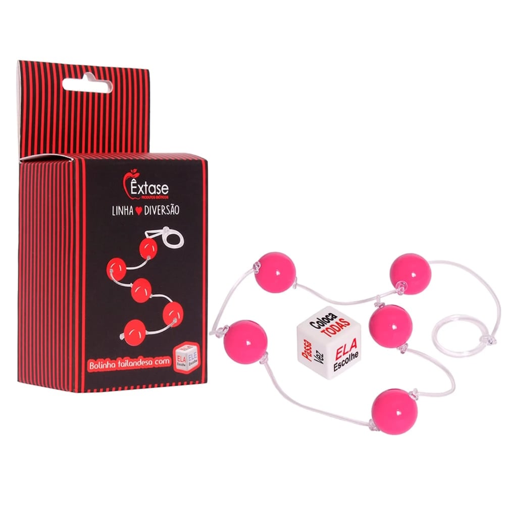 Bolinha Tailandesa P Com Dado Linha Diversão êxtase