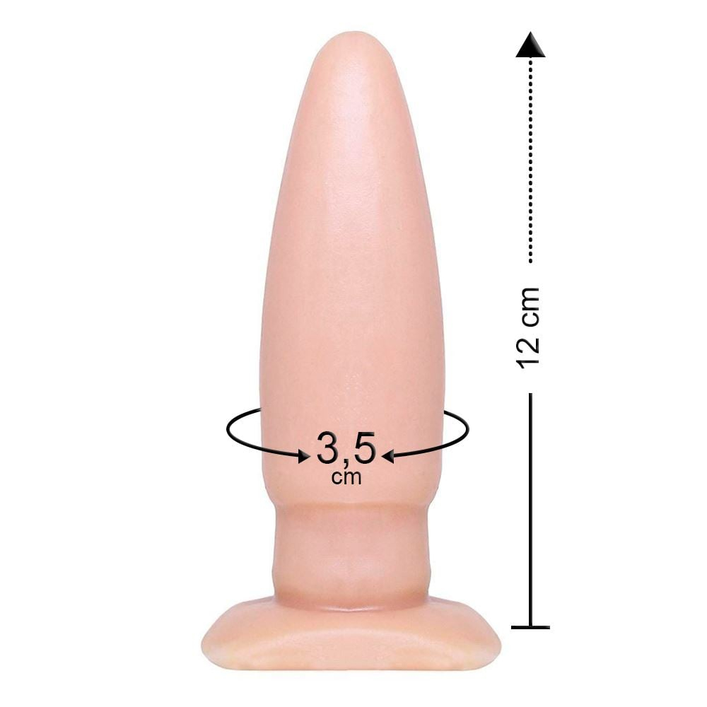 Plug Anal Maciço 12 X 3,5cm êxtase