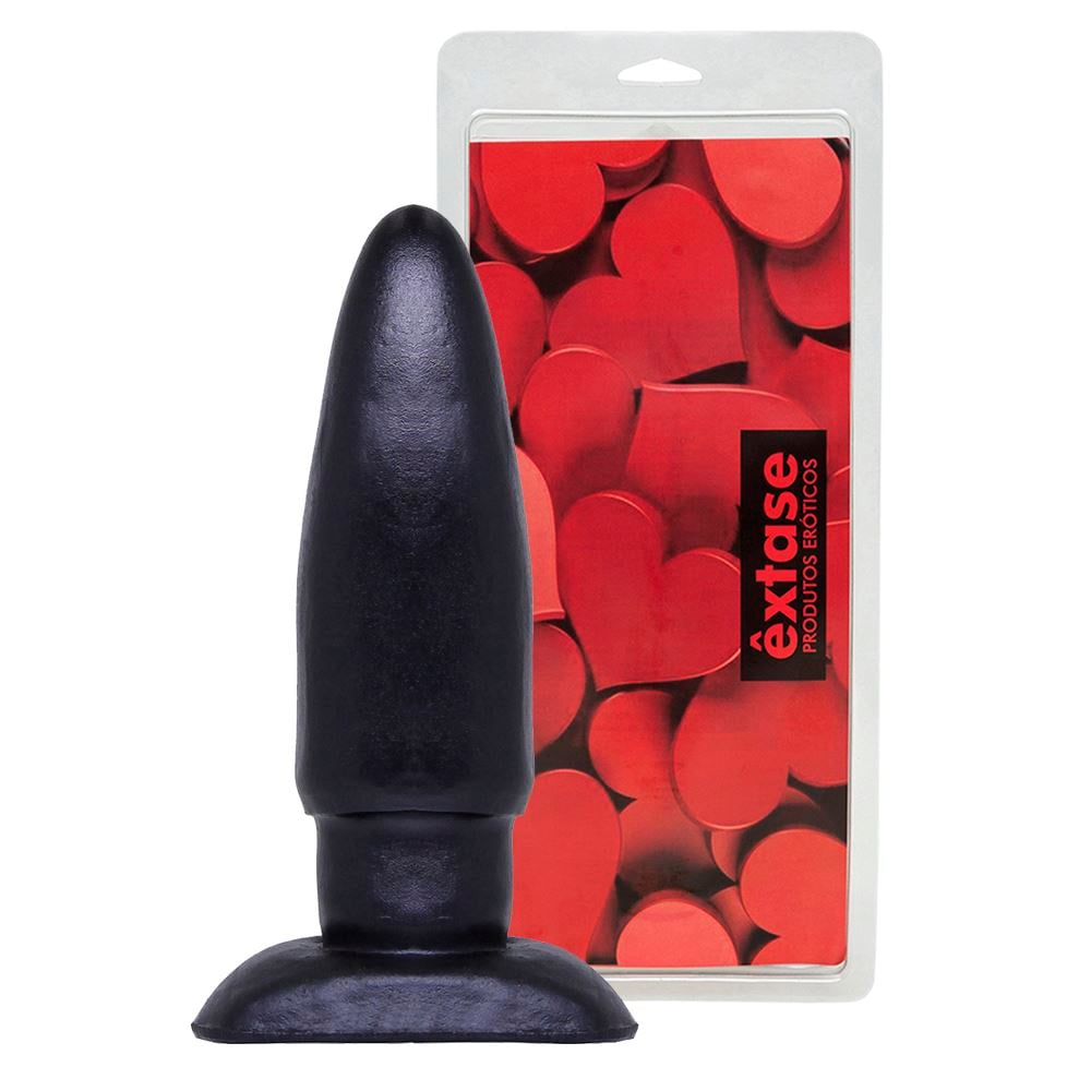 Plug Anal Maciço 12 X 3,5cm êxtase