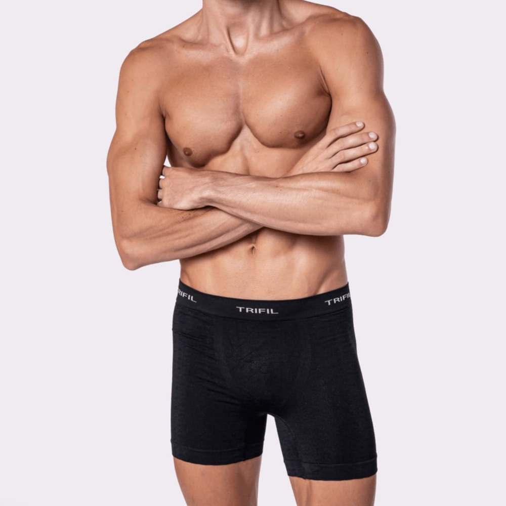Cueca Boxer Adulto Canelada Sem Costura Trifil