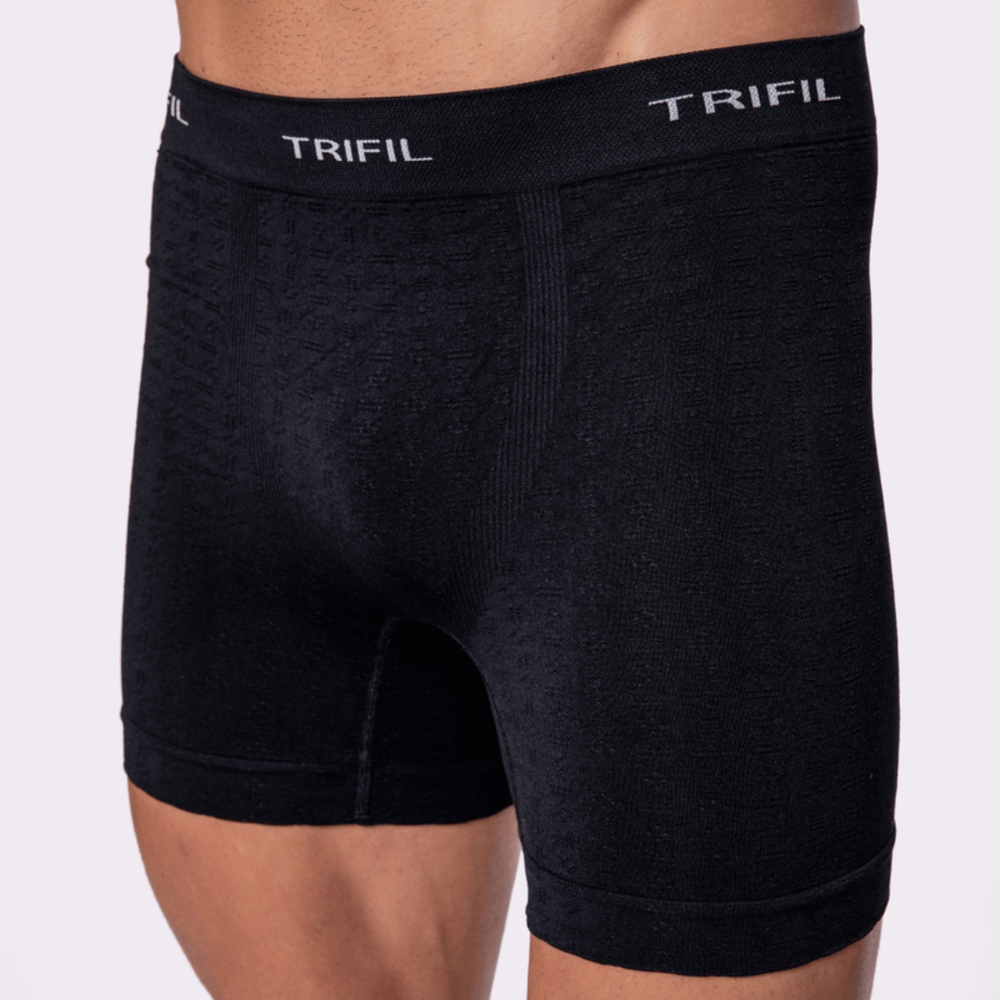 Cueca Boxer Adulto Canelada Sem Costura Trifil