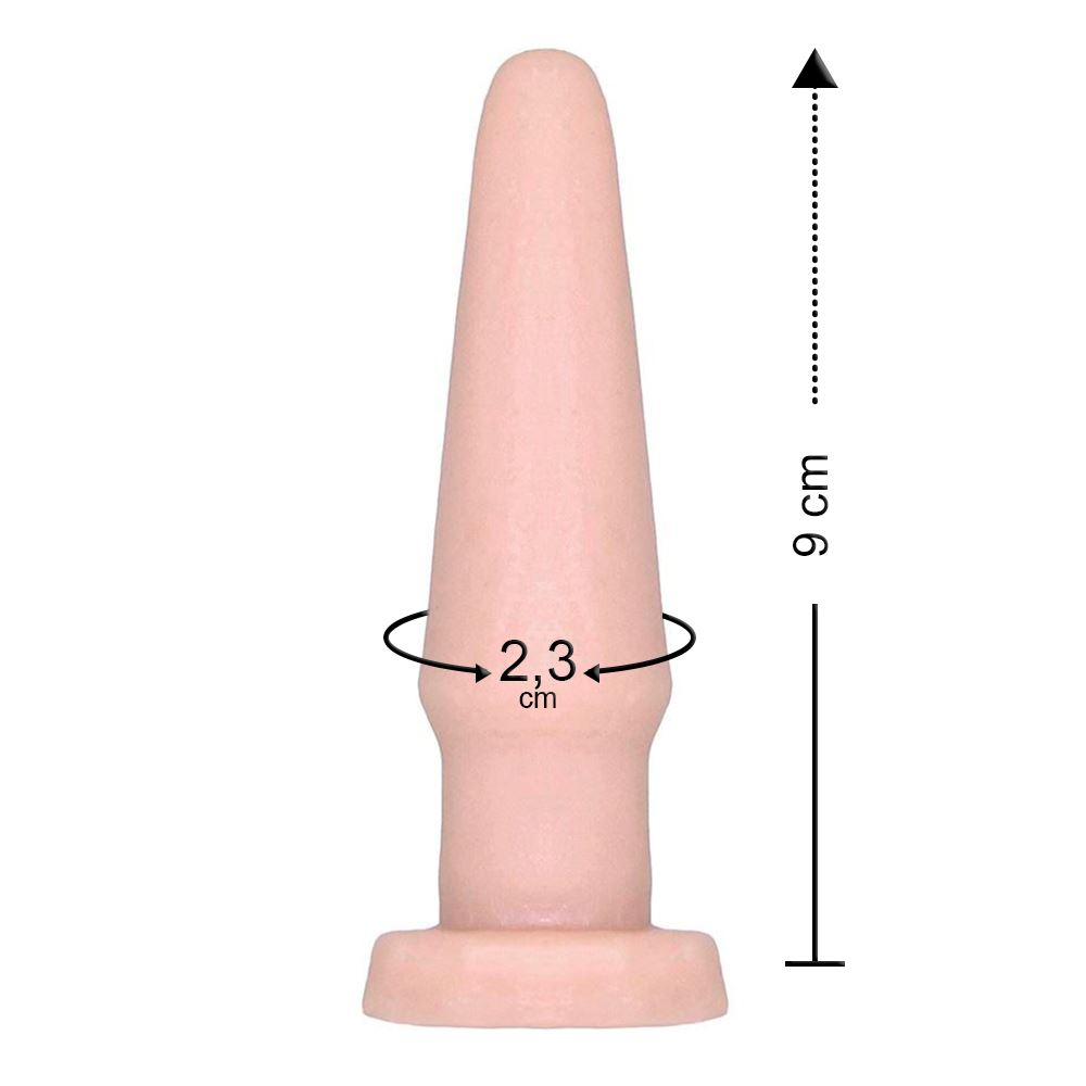 Plug Anal Maciço 9 X 2,3cm êxtase