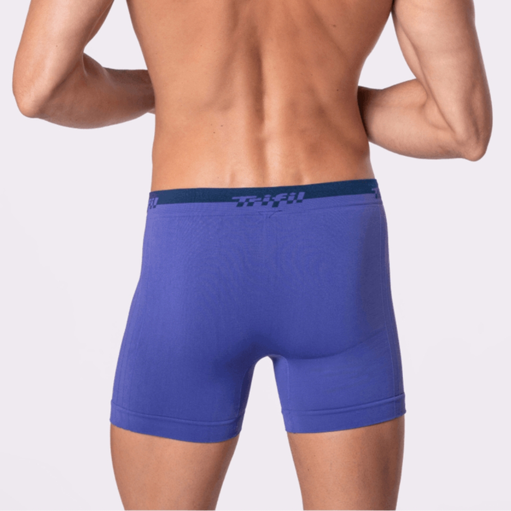 Cueca Boxer Sem Costura Canelado Lateral Trifil