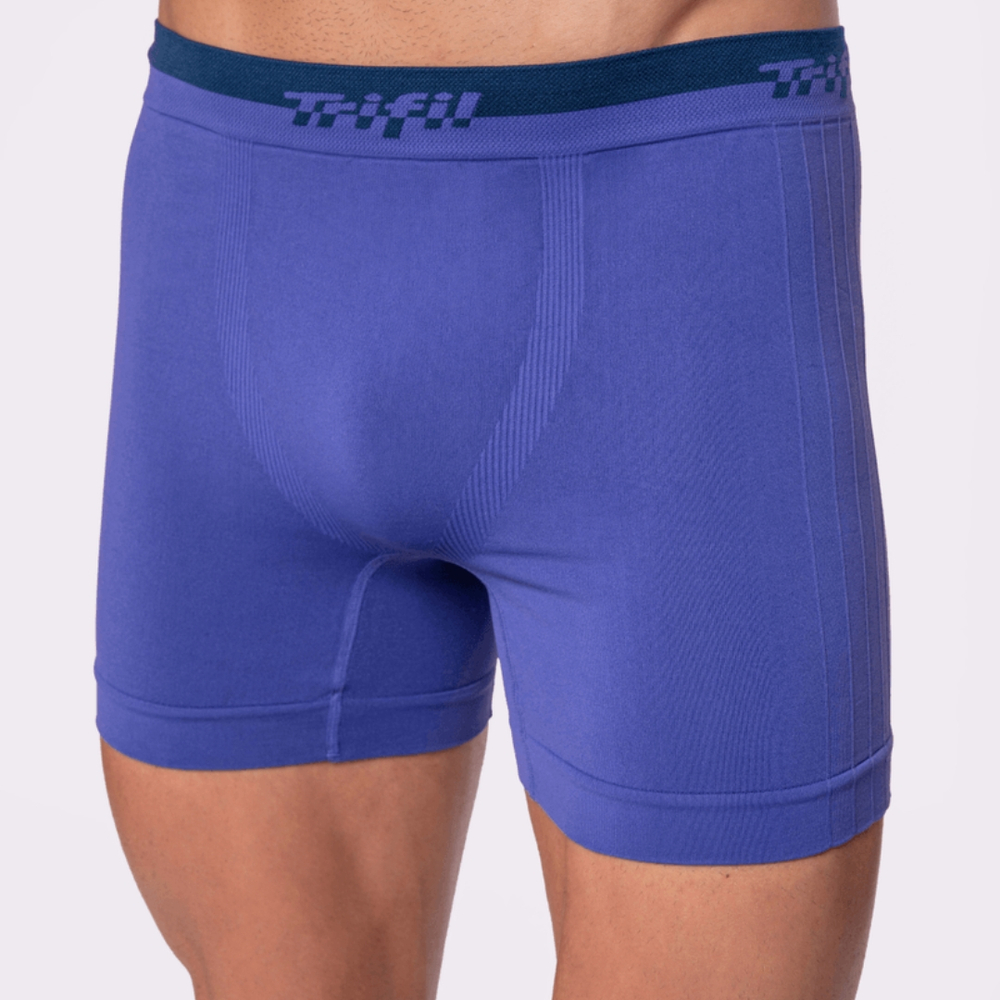 Cueca Boxer Sem Costura Canelado Lateral Trifil