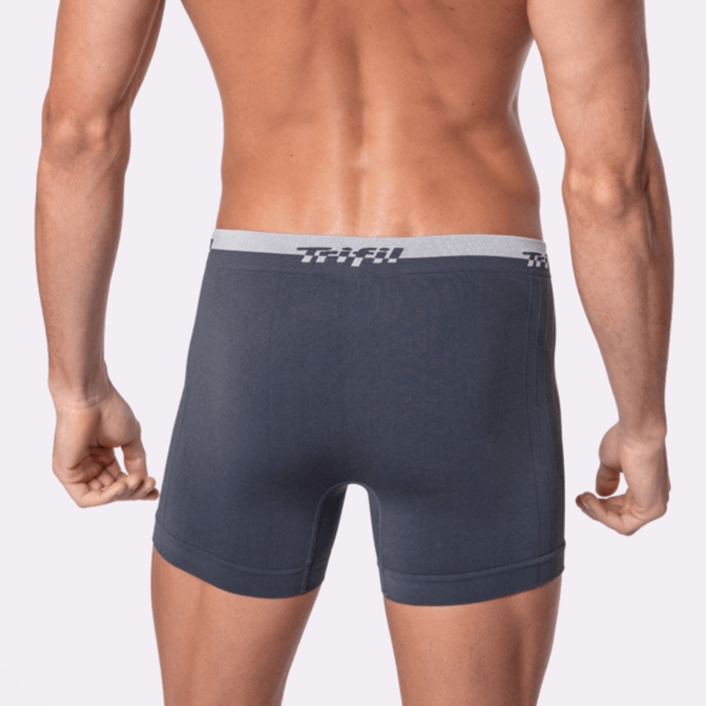 Cueca Boxer Sem Costura Canelado Lateral Trifil
