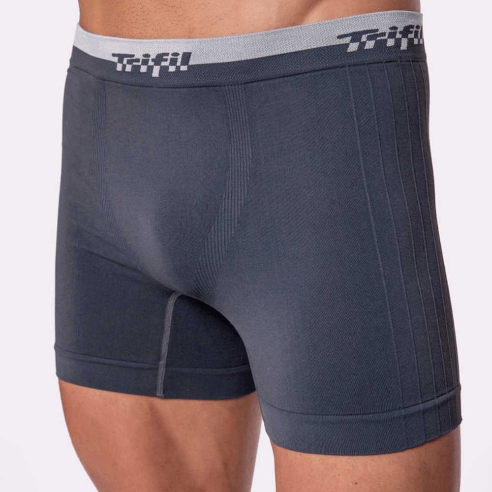 Cueca Boxer Sem Costura Canelado Lateral Trifil