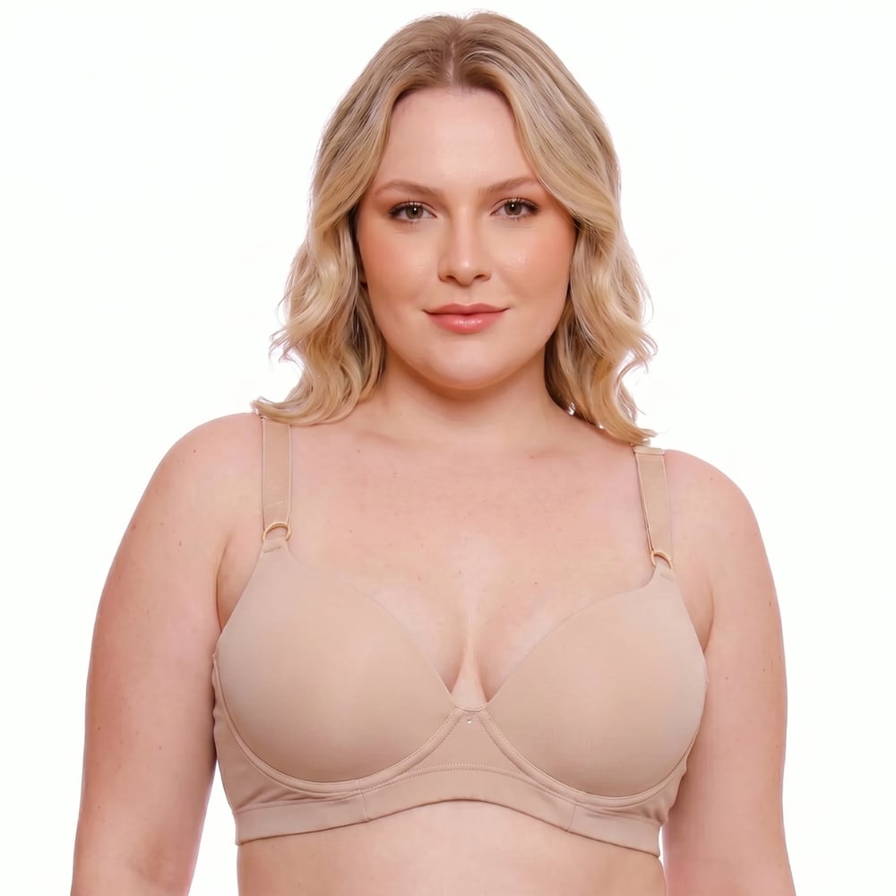 Sutiã Plus Size Básica Base Bojo Nayane Lingerie