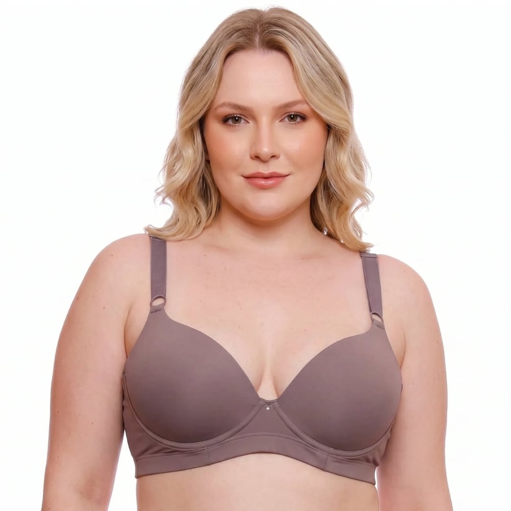 Sutiã Plus Size Básica Base Bojo Nayane Lingerie