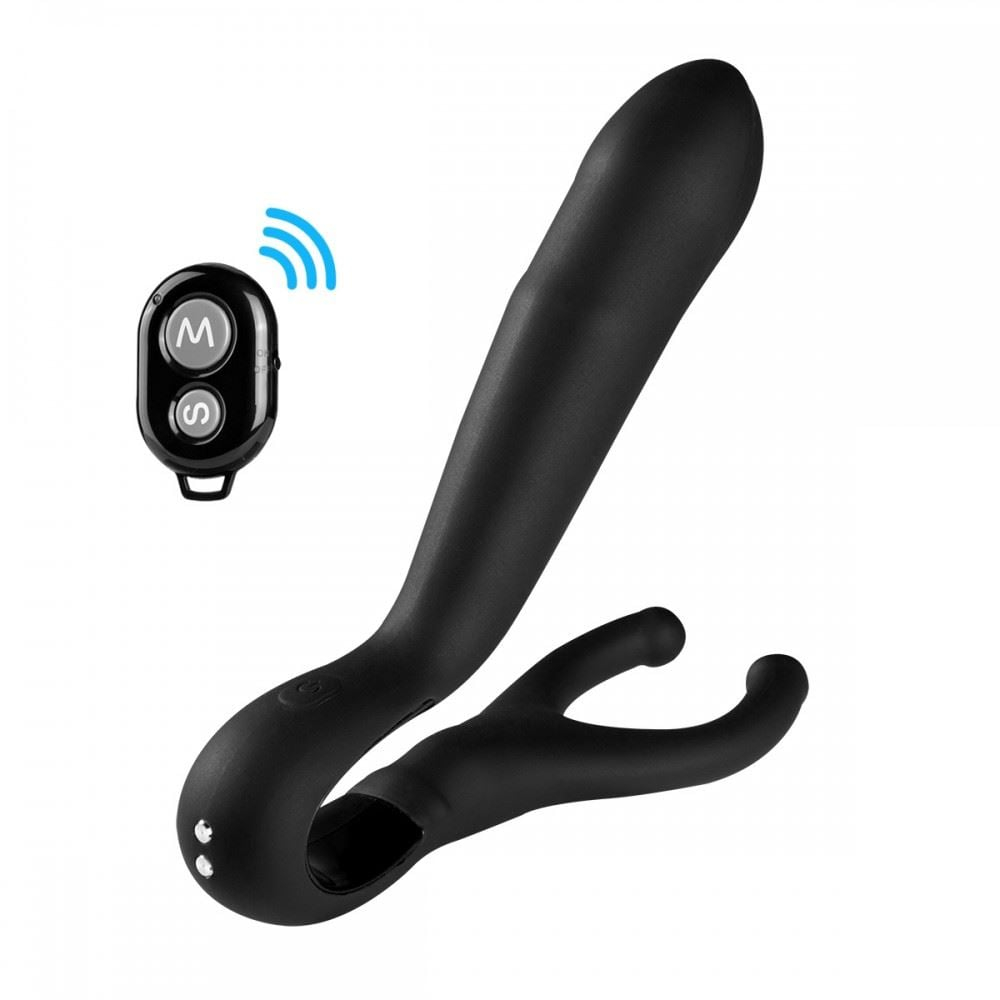 Massageador De Próstata Com Estimulador Testículos 8 Modos De Vibração