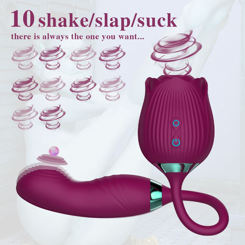 Vibrador Dália Duplo 10 Modos De Pulsação Vibe Toys