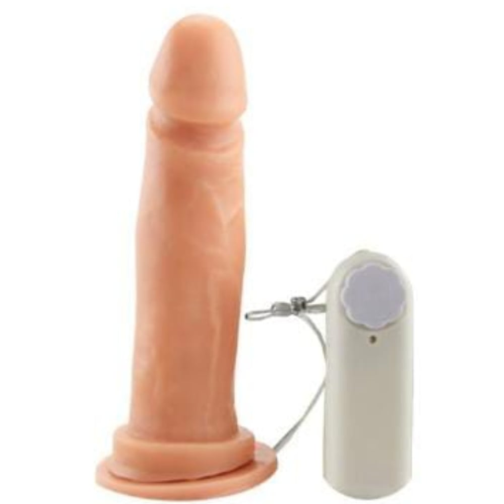 Prótese Maciça Com Vibro E Ventosa 17,5 X 4,2cm êxtase