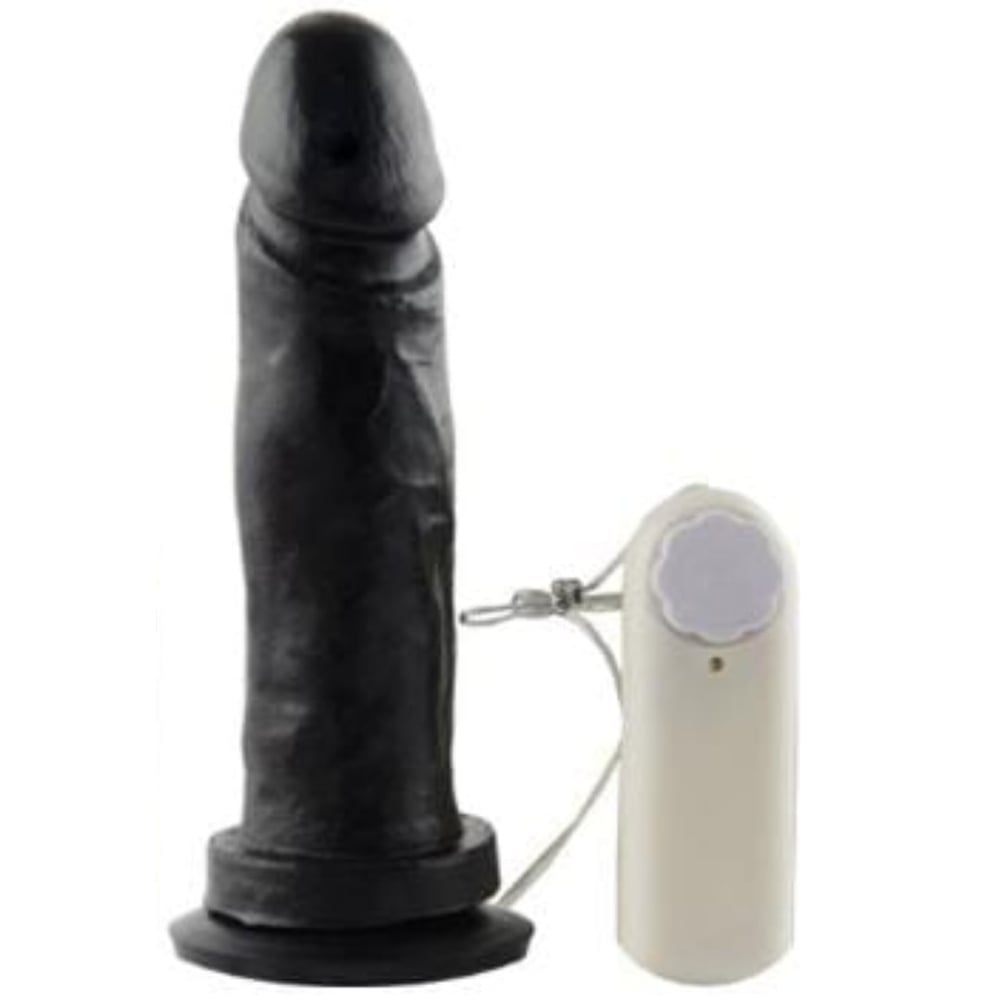 Prótese Maciça Com Vibro E Ventosa 17 X 4,2cm êxtase