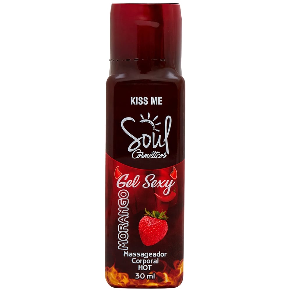 Gel Sexy Hot Kiss Me 30ml Soul Cosméticos 