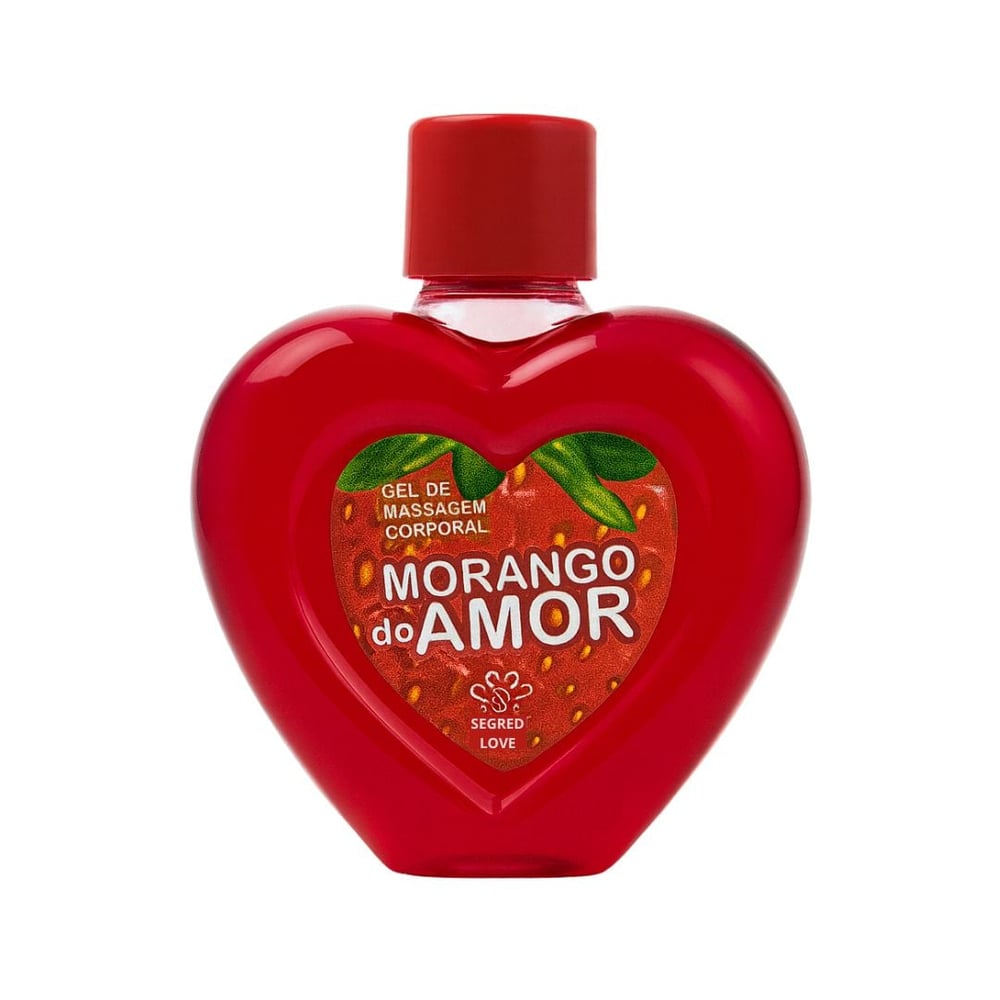 Morango Do Amor Gel De Massagem Corporal Segred Love