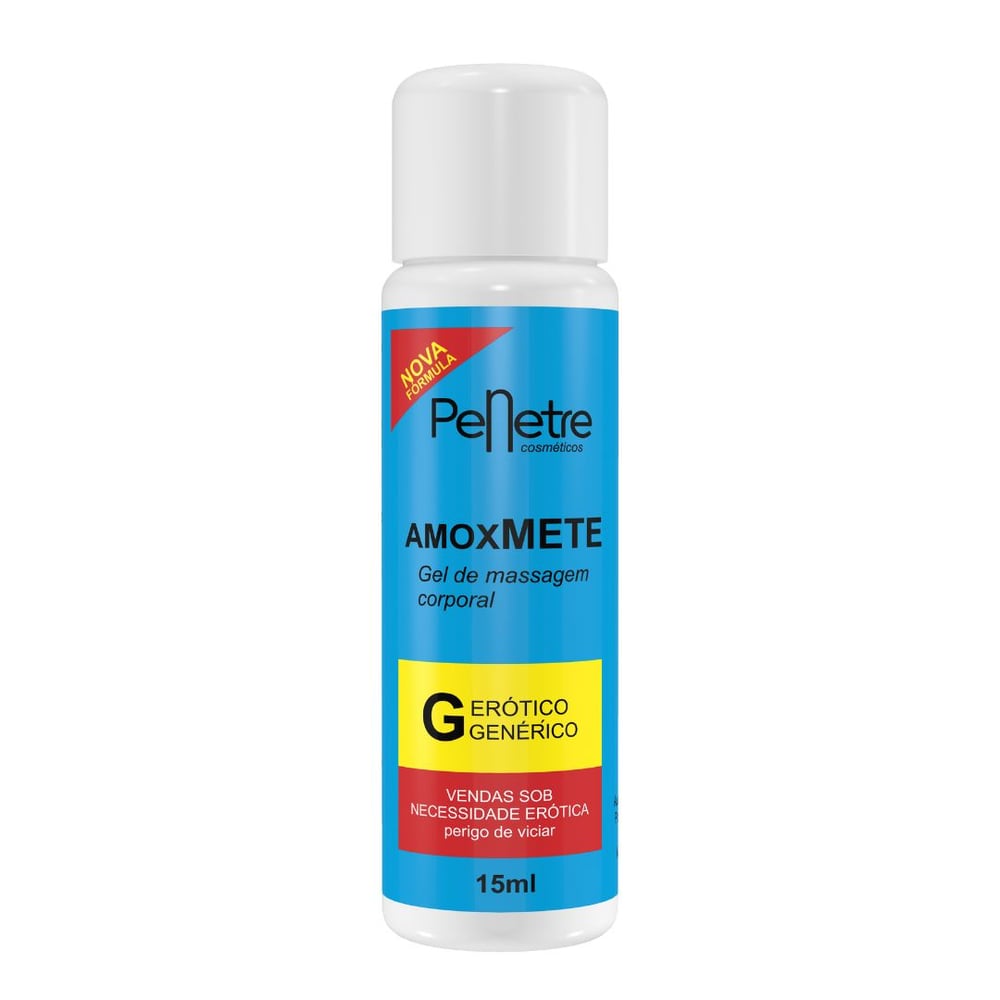 Amoxmete Gel Lubrificante Neutro 15ml Penetre Cosméticos