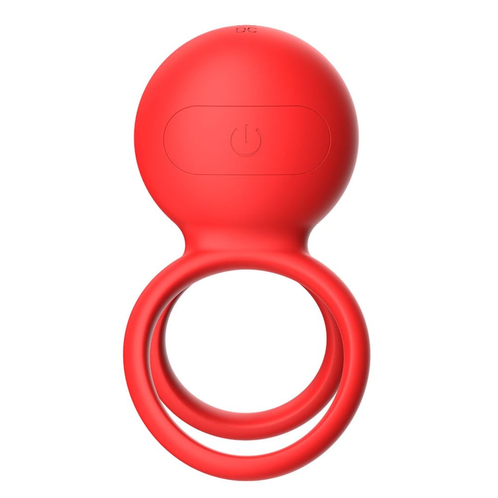 Anel Peniano Duplo Lip Ring Com 9 Vibrações E Controle Por Aplicativo